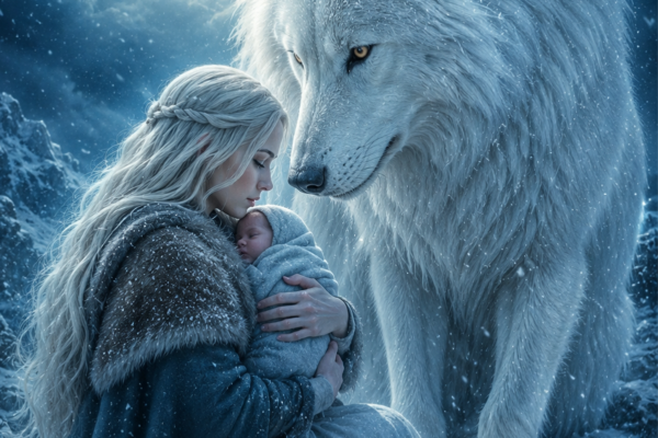 She Gave Birth in the Snow With No Pack — Until the Alpha King’s Wolf ...
